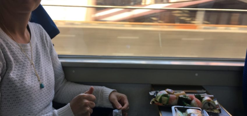 Sushi im Zug