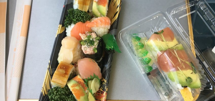 Sushi im Zug